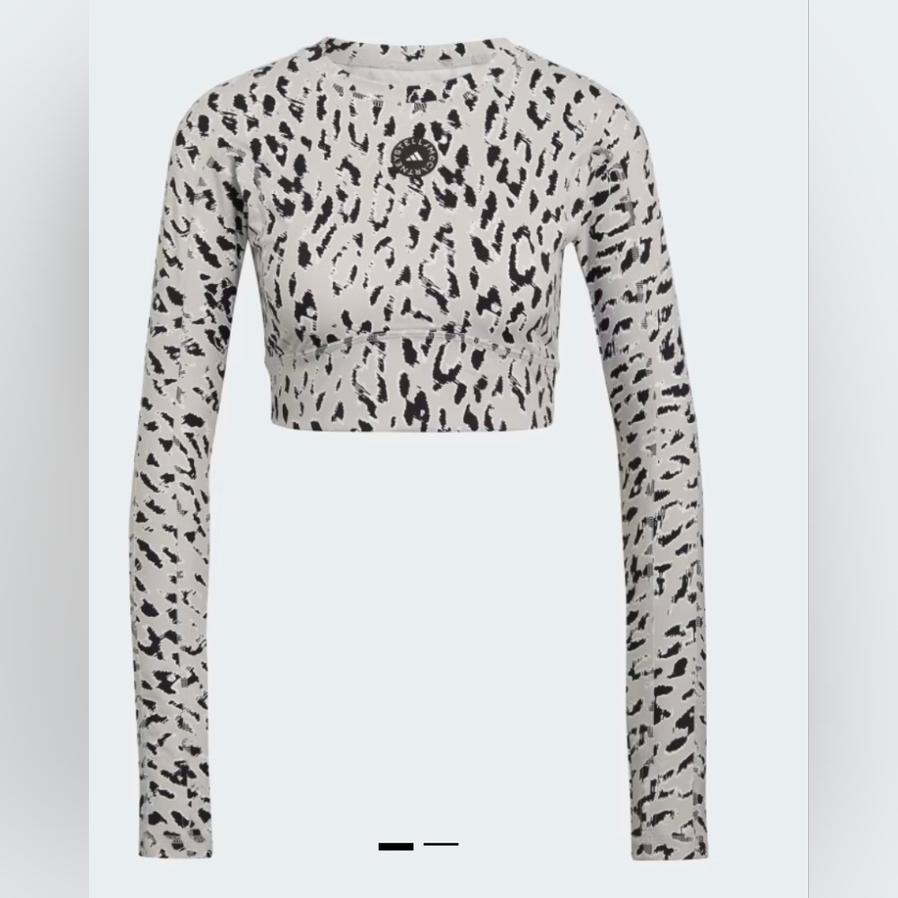 Adidas By Stella McCartney Truestrength Long Sleeve Cropped Top